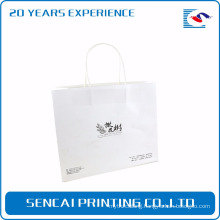 Sencai olive products white kraft paper bag